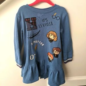 Harry Potter It's Leviosa Patches Dress Toddler